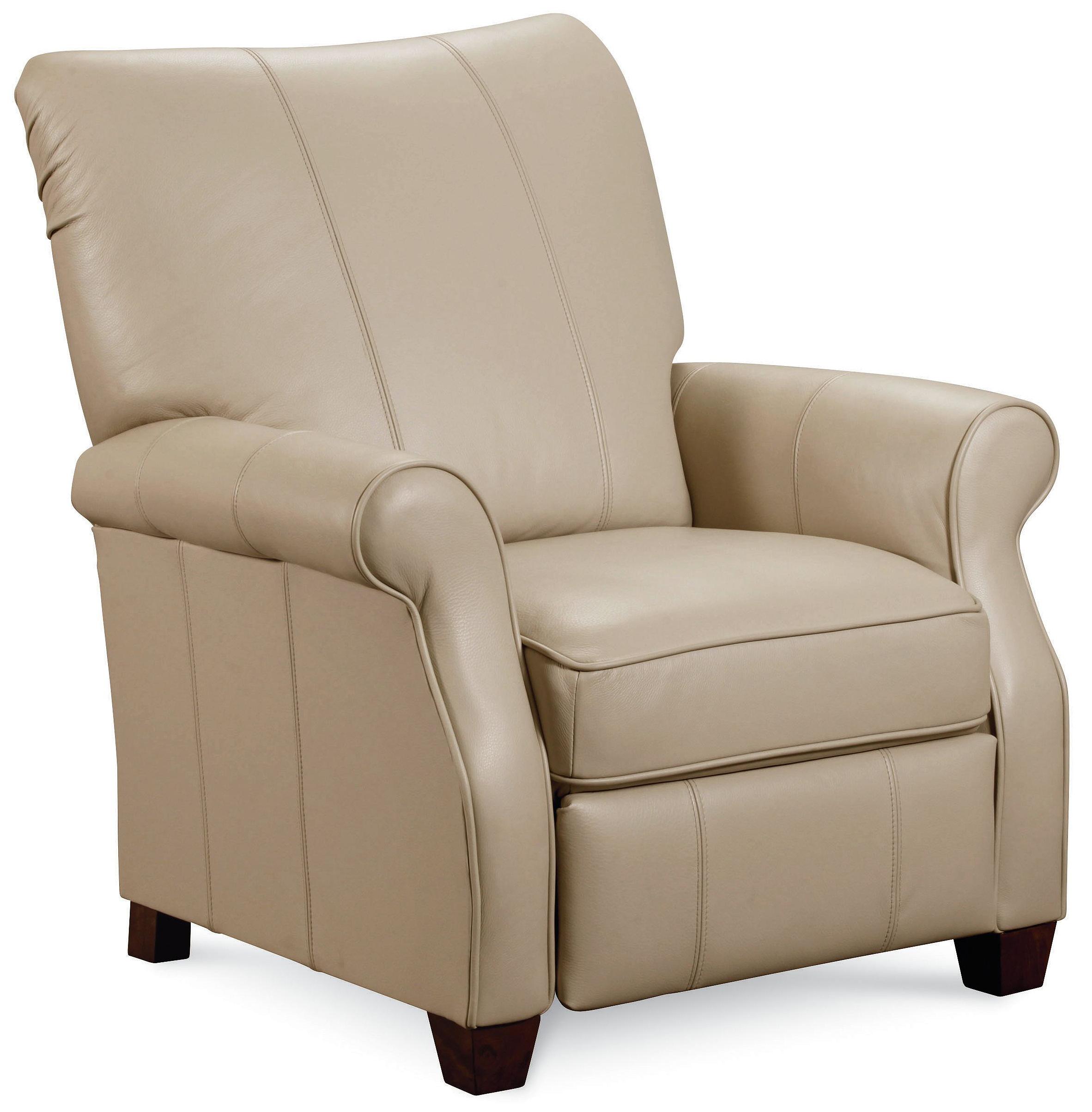 Lane Low Leg Recliners Casual Jill Loleg Recliner with Rolled Arms and Exposed Wood Feet AHFA